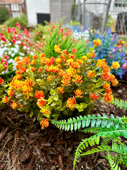 Artificial Orange Eucalyptus Plant/Bush