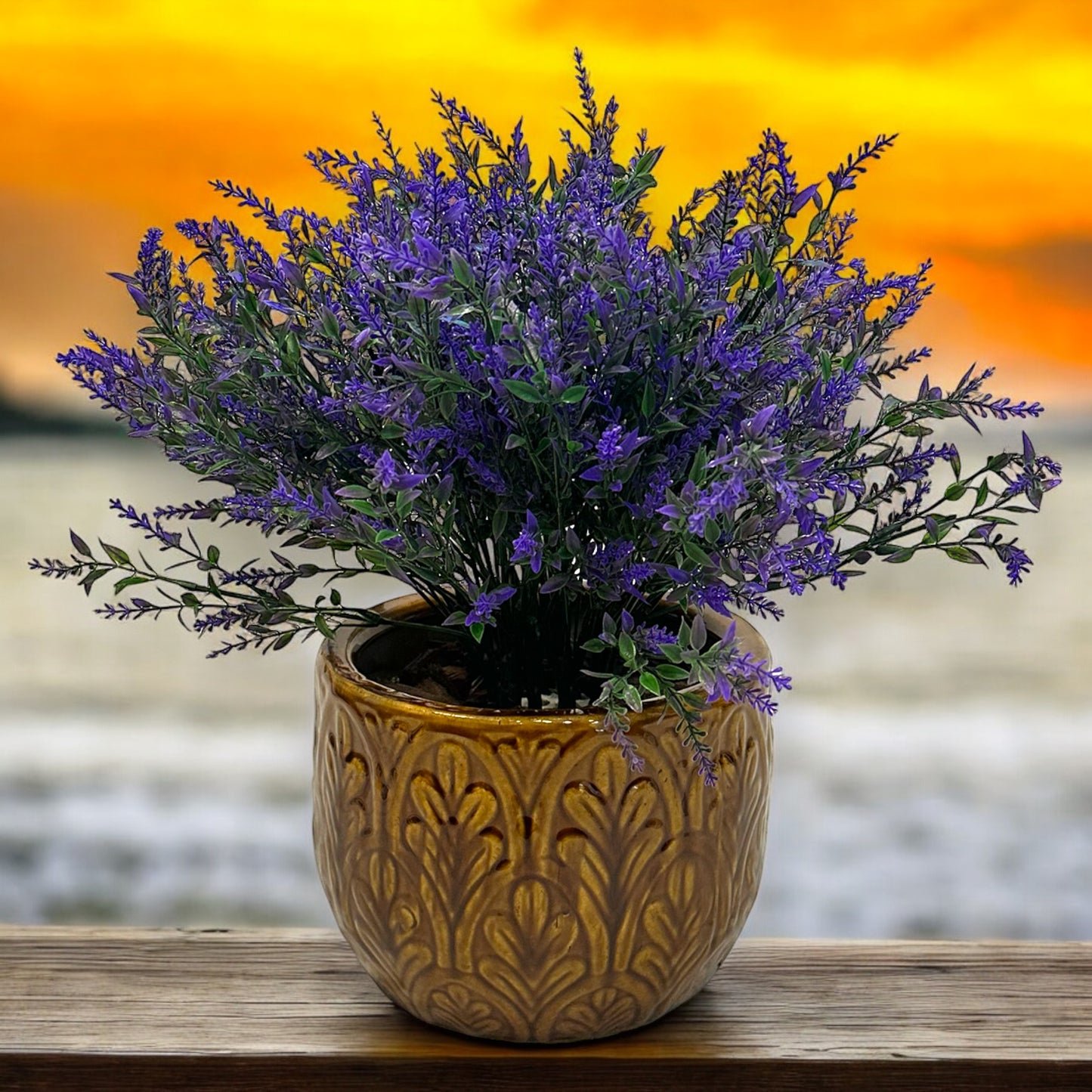 Artificial Lavender Plant