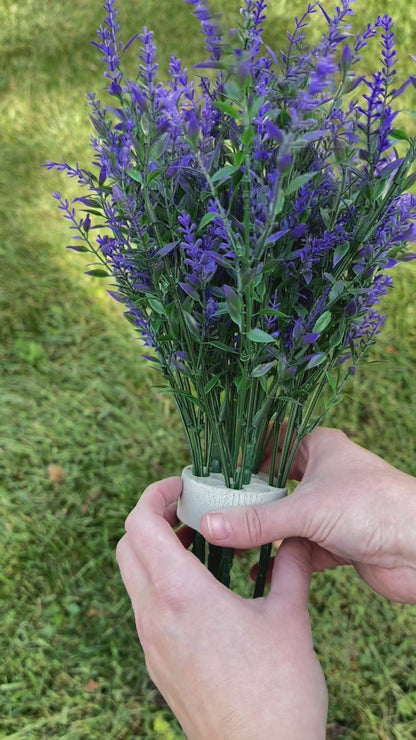 Artificial Lavender Plant